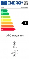 Mrazák Candy CCTUS 544WHN energetický štítek new